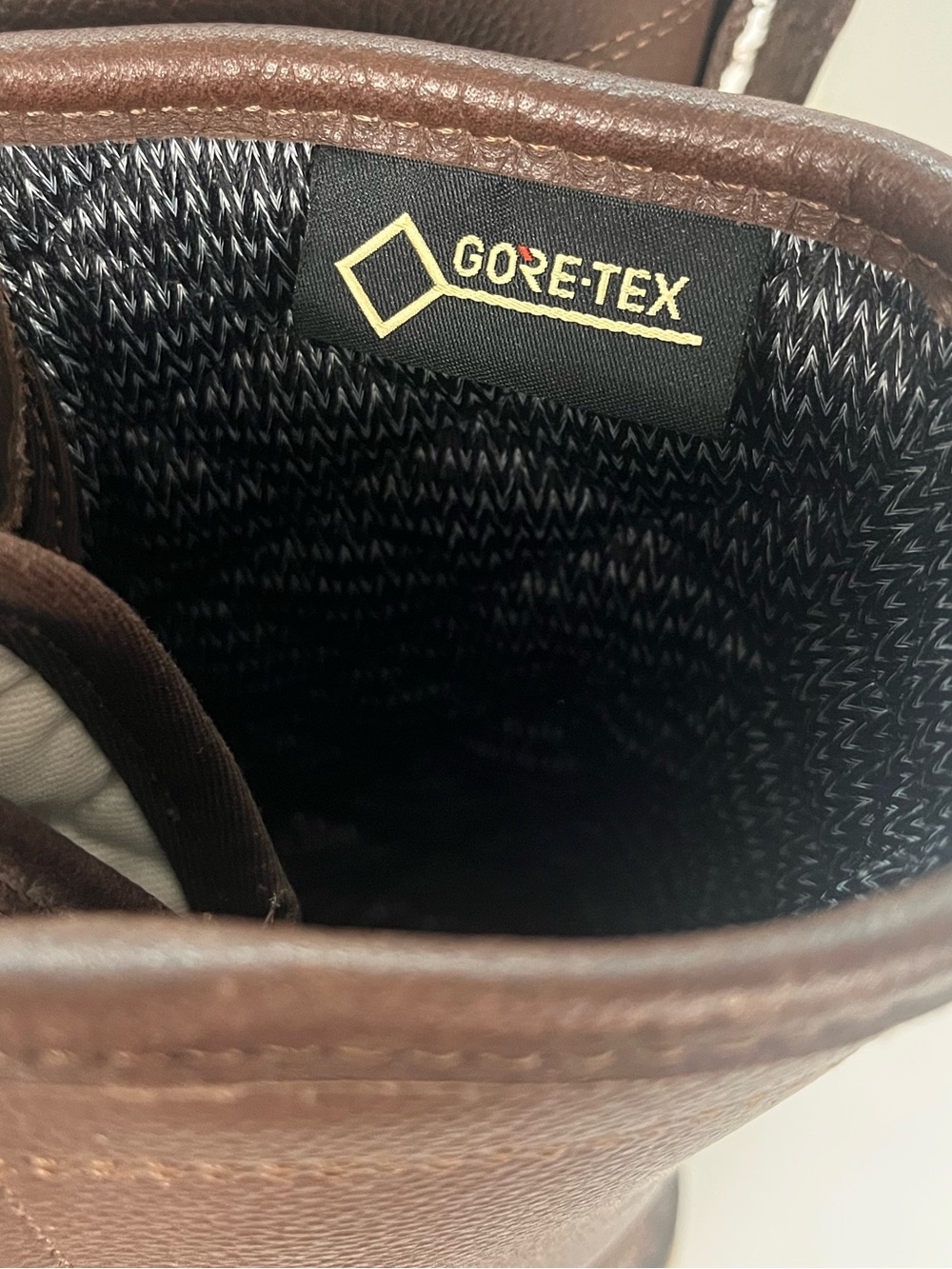 LL Bean Maine Hunting Boots Womens 7 Lace Up Gortex Lined Leather Rubber Classic - Picture 8 of 12